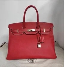 Hermès — Hermès Birkin 35 in Rough Casaque/ Thalassa Verso Candy — Handbag — resale