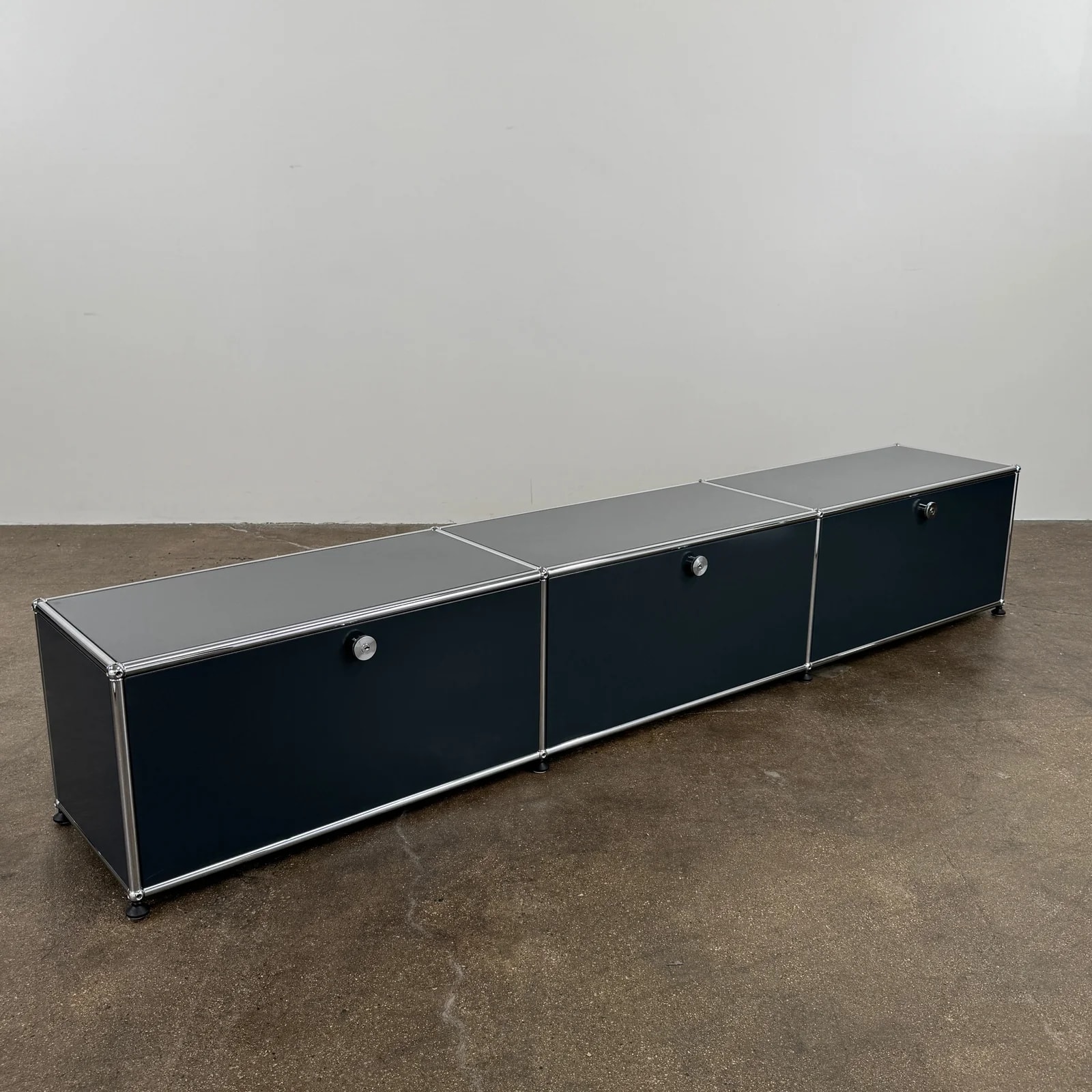 USM Haller Low Console - Three Flap Door Unit 2