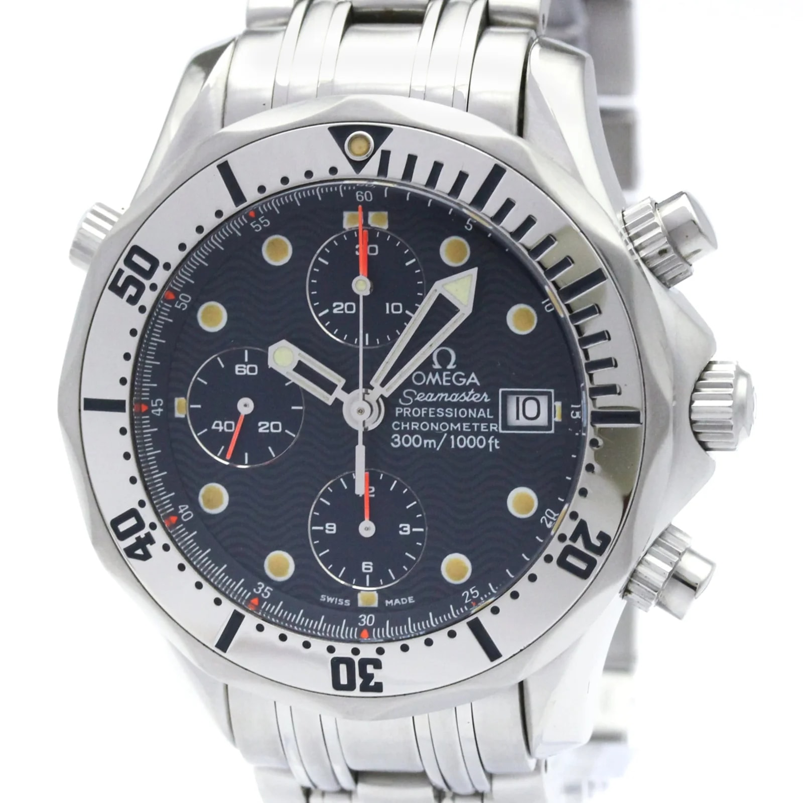 Omega Seamaster Diver 300M Chronometer Chronograph Automatic Stainless Steel 4
