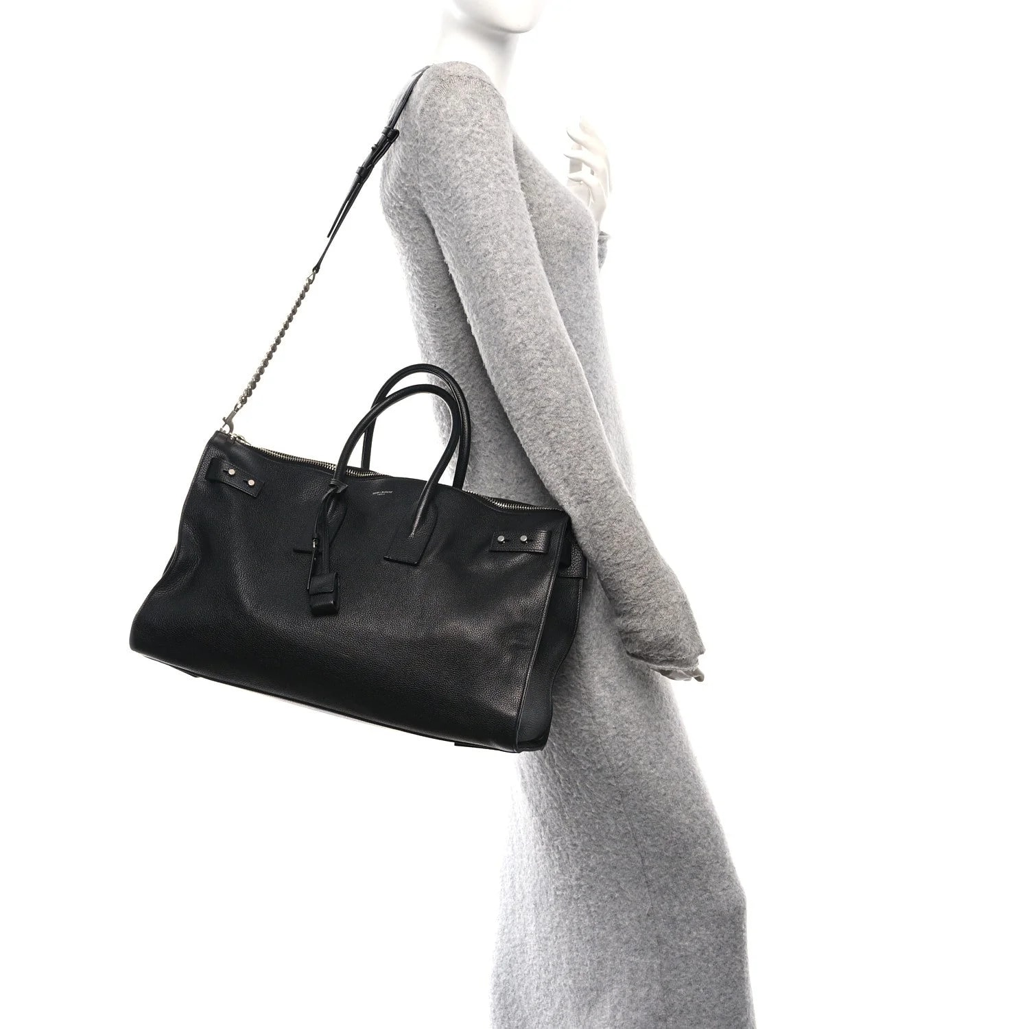 Grained Medium Souple Sac de Jour Duffle 2
