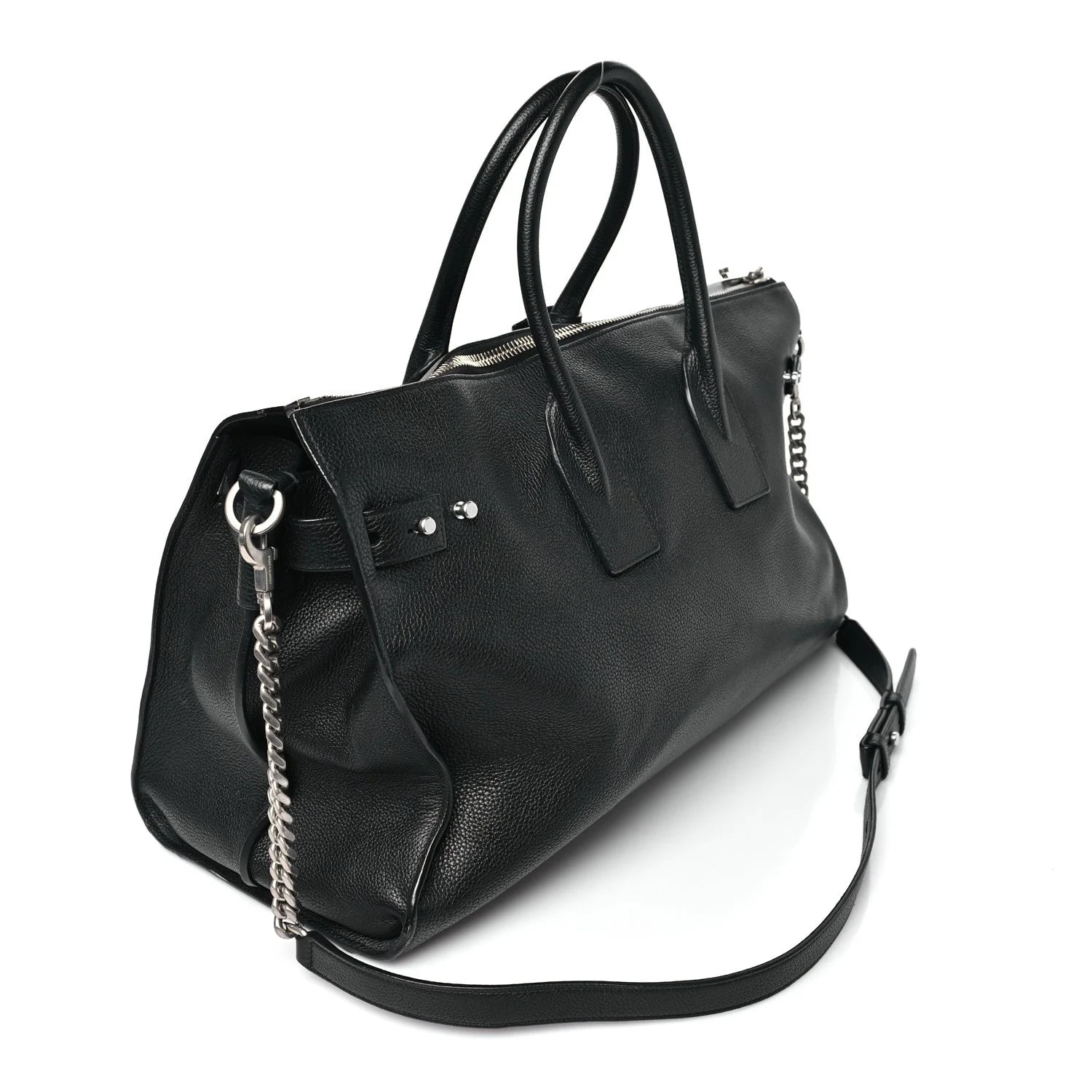 Grained Medium Souple Sac de Jour Duffle 3