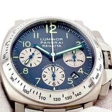 Panerai PAM00168 Luminor Chrono Laureus Regatta 2003 Silver 3