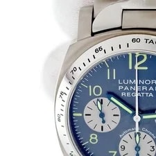 Panerai PAM00168 Luminor Chrono Laureus Regatta 2003 Silver 4