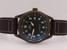 IWC Spitfire Automatic Bronze IW326802 Box&papers Year 2020 Green Dial 4