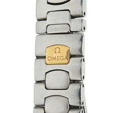 Omega Seamaster Polaris Quartz Gray Dial Stainless Steel Yellow Gold Ladie 3