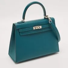 Hermes Kelly Sellier 25 Palladium Finish Bosphore Madame Top 3