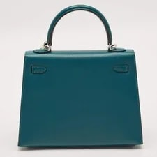 Hermes Kelly Sellier 25 Palladium Finish Bosphore Madame Top 4