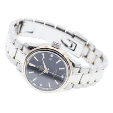 Tudor Style 12103 28mm Ss/yg Black Dial Automatic Date #C437 2