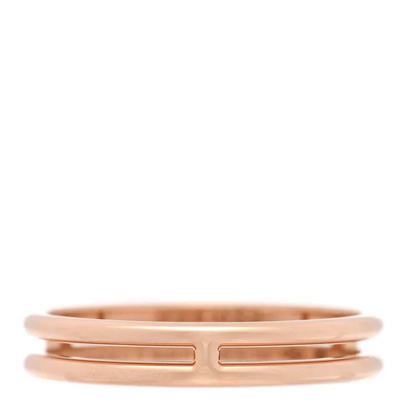 Hermès — 18K Rose Gold Ariane Wedding Band 57 8 — Jewelry — resale