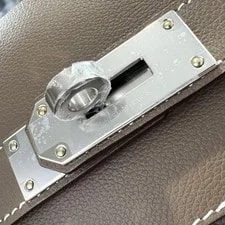 Hermes Kelly Messenger Evercolor Etoupe SV HD K Engraved 887147 4