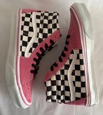 6.5US Vhtf Vans Sk8-Hi Check LTD Collection Sports Sho 3