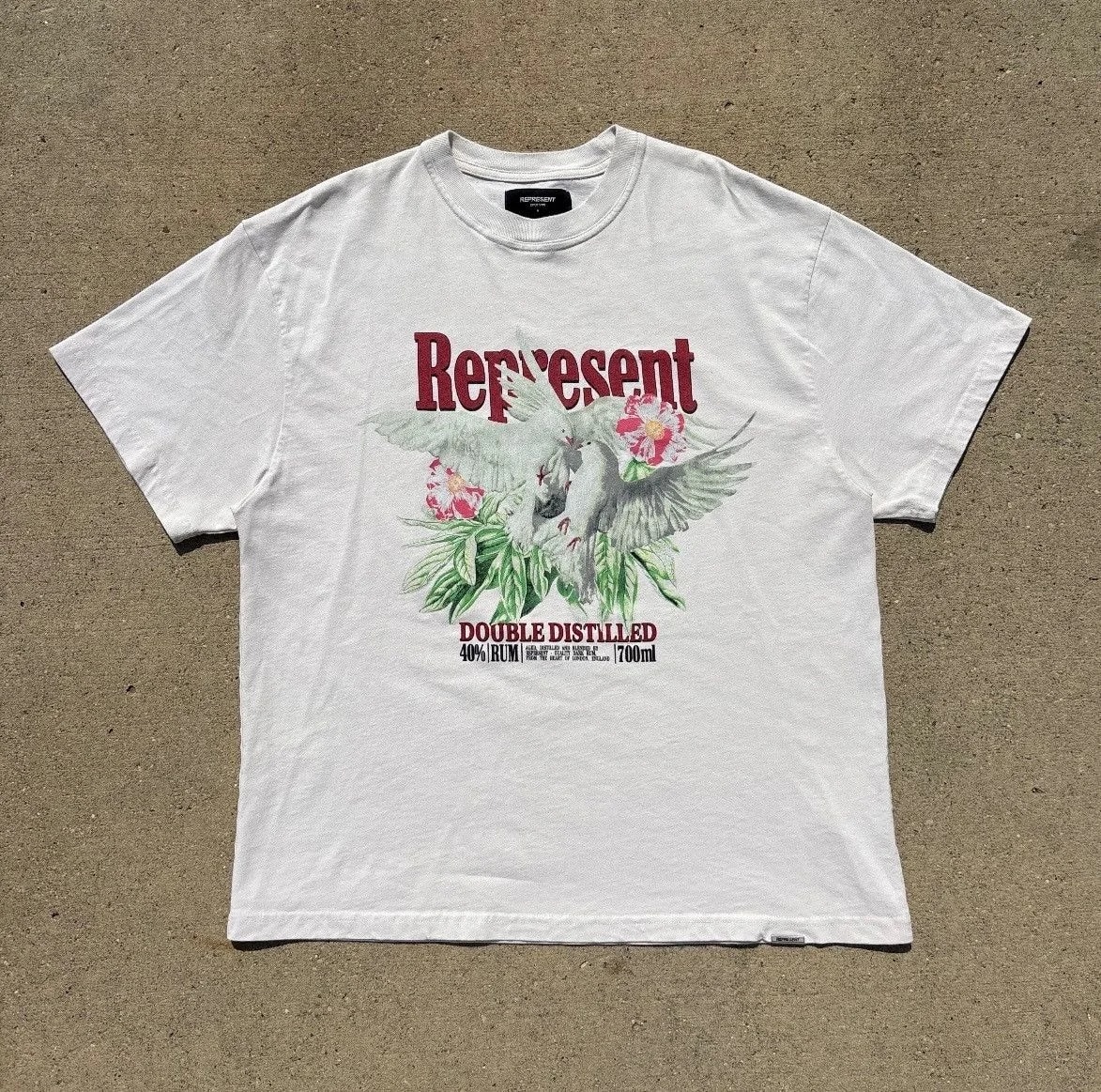 Represent — Represent Graphic Rum Liquor Brand Print T-Shirt — streetwear — resale