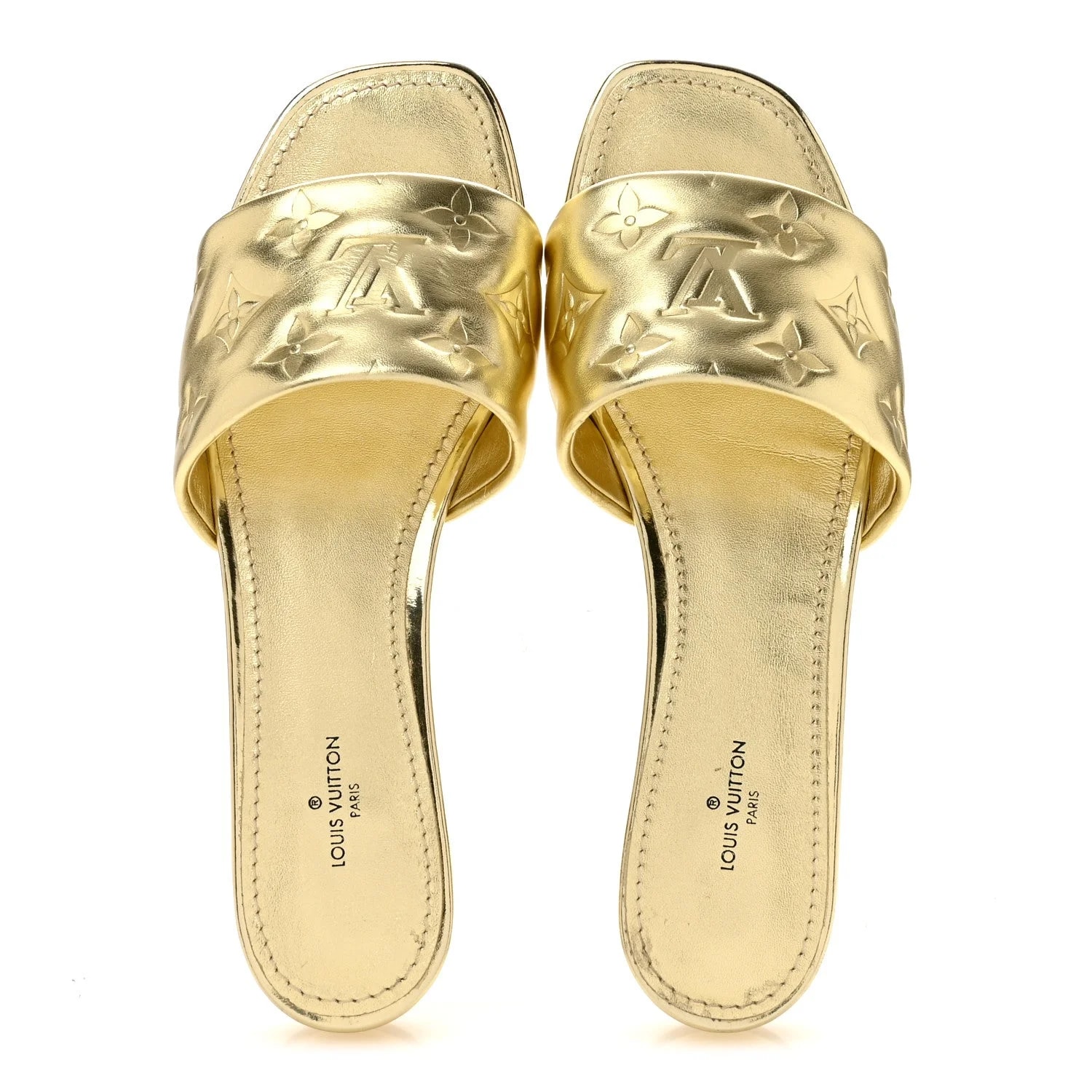 Metallic Embossed Revival Mules 38 2
