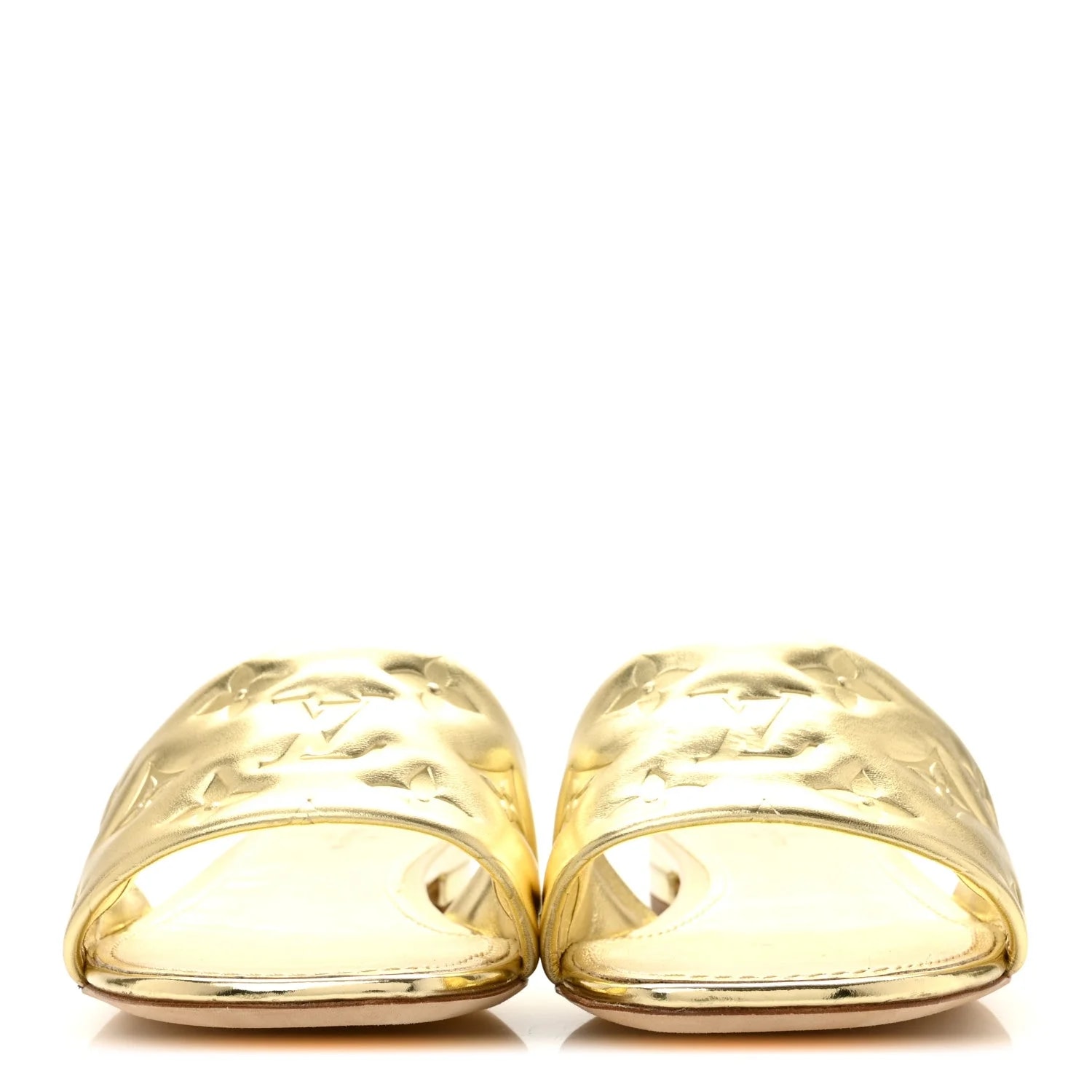 Metallic Embossed Revival Mules 38 3