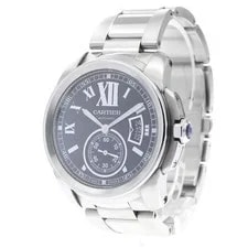 Cartier — Cartier Calibre DE W7100016 43mm SS Black #C4800 — Watch — resale