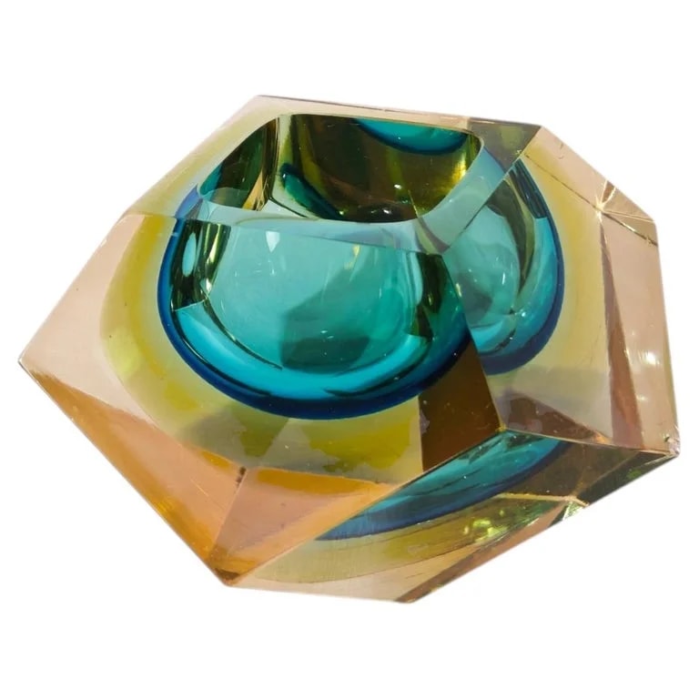 Flavio Poli, Seguso — Flavio Poli, Murano Glass Ashtray, Italy, 1960, Mid-Century Modern — decorative_object — resale
