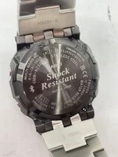Casio Solar G Shock Digital Stainless BLK SLV From Japan 3
