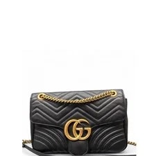 Gucci — Gucci Chevron Medium GG Marmont (ws071526a9r) — Handbag — resale
