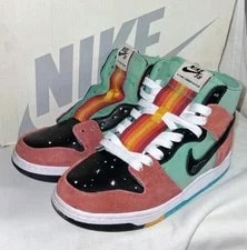 Nike SB — ​Nike SB Dunk High X Di'Orr Greenwood Navajo Arts FQ1775-400 Size 5.5M/7W OG Box — Sneaker — resale