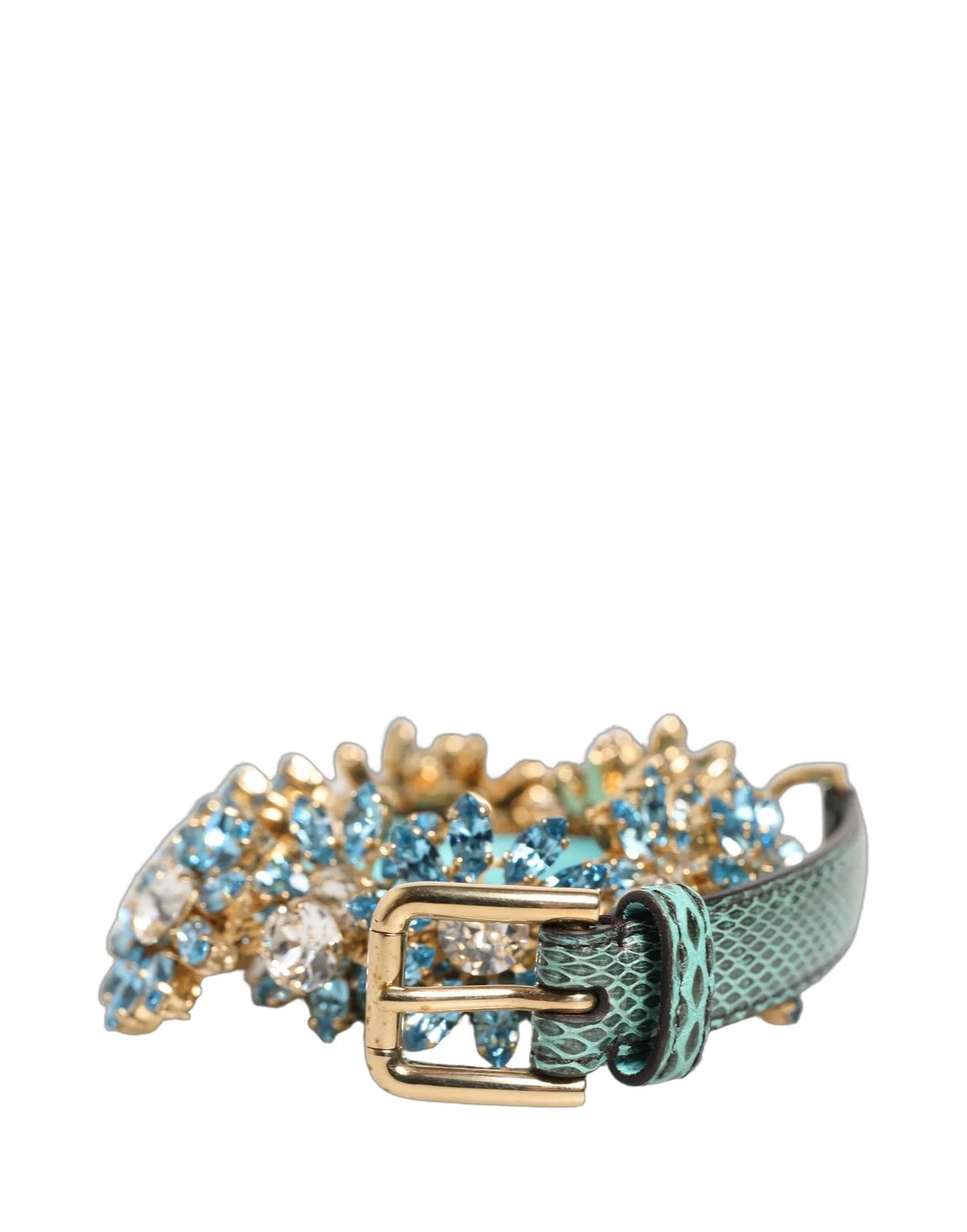 Dolce & Gabbana — Dolce & Gabbana Daisy Embellished Waist Belt — Accessory — resale