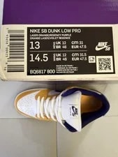 Nike SB Dunk Low Pro Shoes /Regency US 13 -Los Angeles Lakers 2