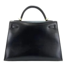 Authentic Hermes Box Calf Kelly 32 □E Stamp 3