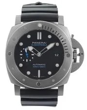 Panerai — Panerai Luminor Submersible 1950 PAM01305 3 Days Date Steel 47MM Box Papers — Watch — resale