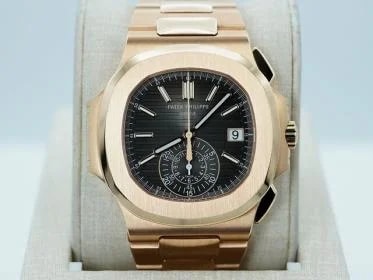 Patek Philippe — Patek Philippe 5980/1R Nautilus Chronograph 18K Rose Gold 2021 — Watch — resale