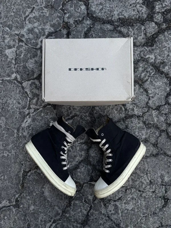 Rick Owens — Rick Owens Ramones /Milk — Sneaker — resale