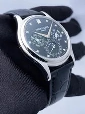 Patek Philippe Grand Complications 5140P Diamond Black Dial Box Paper 4