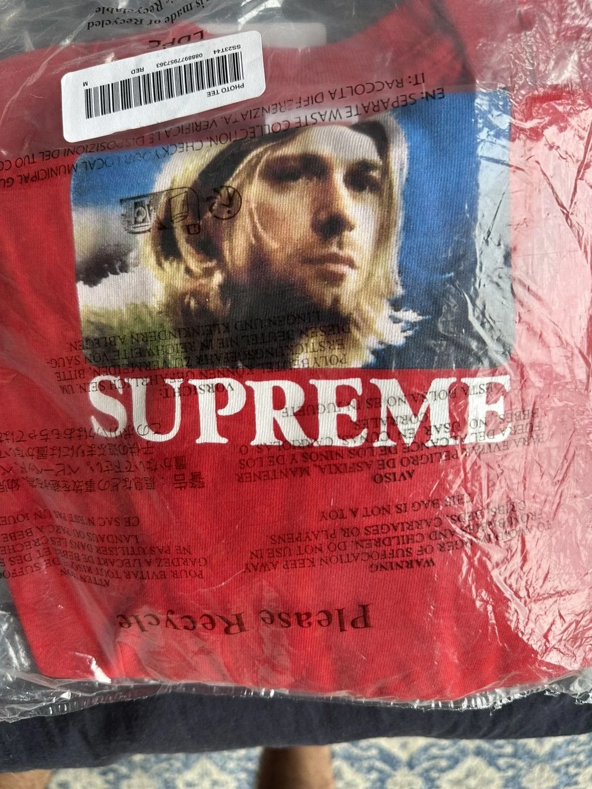 Supreme — Supreme Kurt Cobain “Photo Tee” — streetwear — resale
