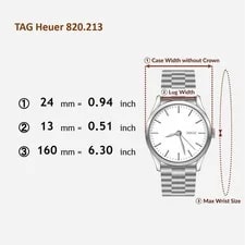 TAG Heuer 825208 Combi Black Quartz 24mm Japan Z079 2