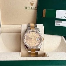 Rolex Datejust 41mm Full Set 2025 Unworn Diamonds 126333 Diamond Steel Gold 2