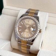 Rolex Datejust 41mm Full Set 2025 Unworn Diamonds 126333 Diamond Steel Gold 3