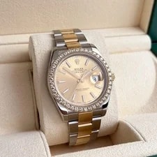 Rolex Datejust 41mm Full Set 2025 Unworn Diamonds 126333 Diamond Steel Gold 4