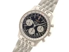 Breitling Navitimer A23322 Stainless Steel 42mm Black Silver Dial #DW435 2