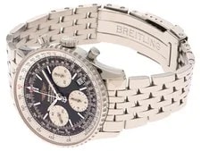 Breitling Navitimer A23322 Stainless Steel 42mm Black Silver Dial #DW435 3