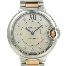 Cartier — Cartier Ballon Bleu MM WE902044 11P Diamond Combi K18PG/SS 33mm #003 — Watch — resale