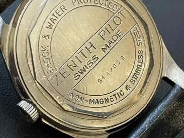Zenith — 1959 Zenith Pilot Cal. 120 W/ Hacking Seconds | $480 — Watch — resale