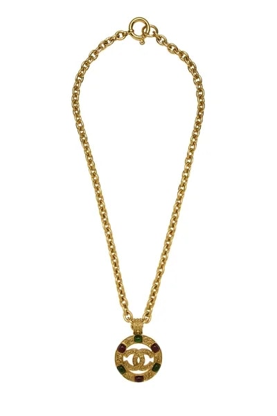 Chanel — Filigree 'CC' Round Large — Jewelry — resale