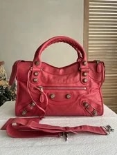 Balenciaga — Auth Balenciaga the First City 2Way With Strap — Handbag — resale