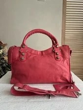 Auth Balenciaga the First City 2Way With Strap 2