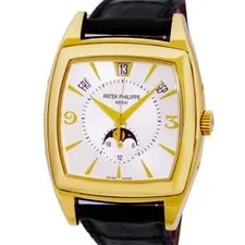 Patek Philippe 18K Yellow Gold Gondolo Annual Calendar 5135 Moon 2006 Warranty 2