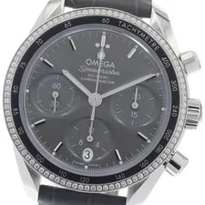 Omega — Omega Speedmaster Diamond Bezel Chronograph Automatic With Box — Watch — resale