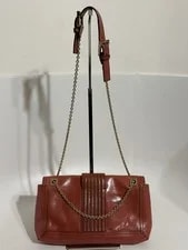 Vtg Fendi Logo Buckle Baguette 4