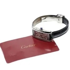 Cartier — Cartier Tank Américaine SM WSTA0016 19mm SS/Leather Silver #C16665 — Watch — resale