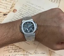 Patek Philippe Nautilus Complications Steel Blue Dial 40mm B/P '19 5712/1A 4