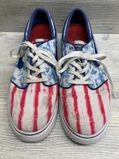 Nike SB Stefan Janoski Skate Shoes Size 9 USA Flag Tie Dye 2