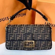 Fendi Baguette Buckle Monogram Pattern - Very Good #1G48WMW 2