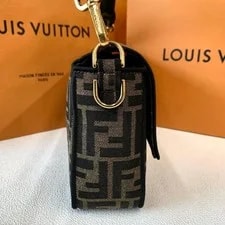 Fendi Baguette Buckle Monogram Pattern - Very Good #1G48WMW 4